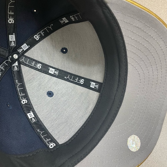 New Era Navy Gold Philadelphia Union 15th Anniversary 9FIFTY Snapback Hat Cap - Picture 8 of 8